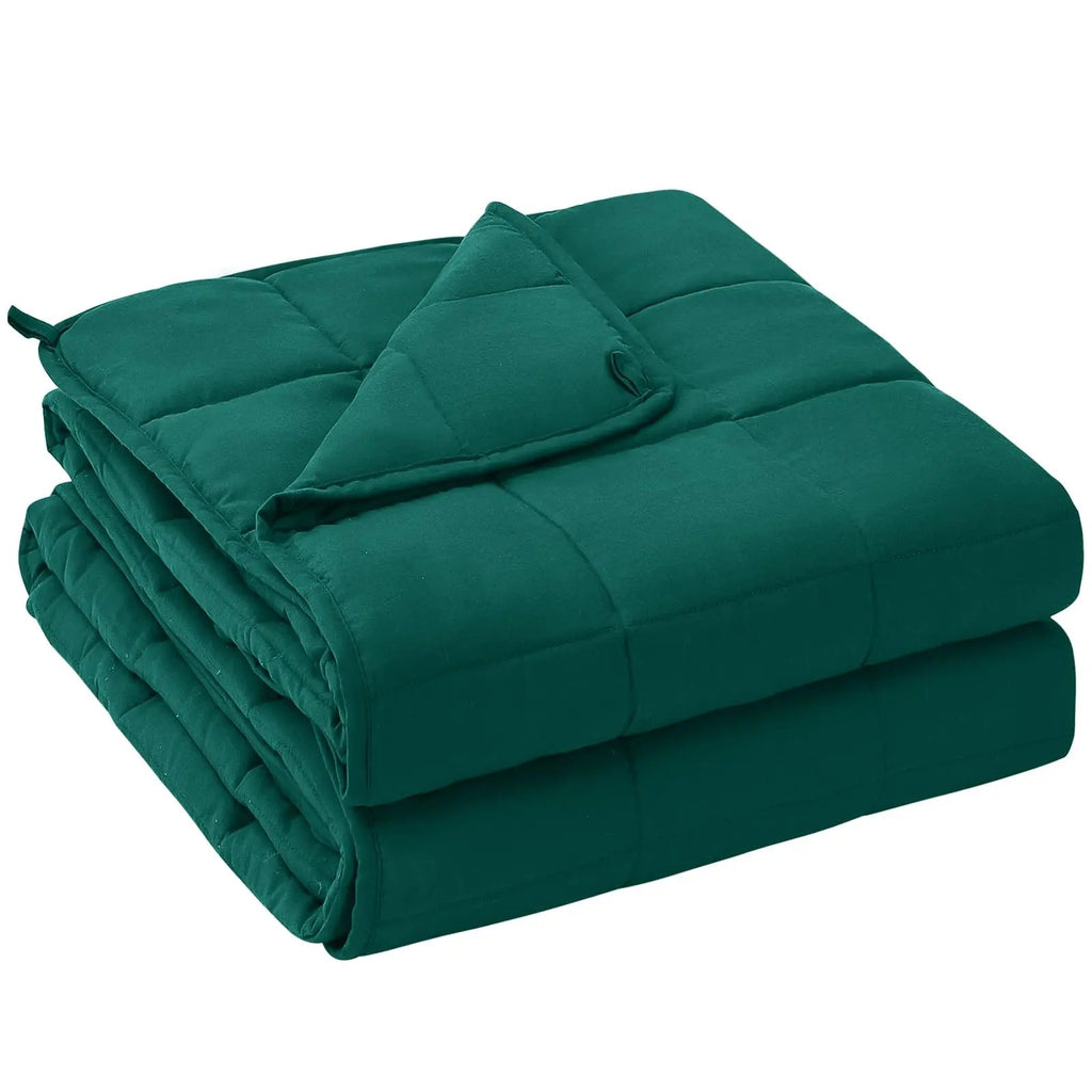 Weighted Cooling Blanket | Even Weight Distribution with Breathable Microfiber | Ideal for Year-Round Comfort 11