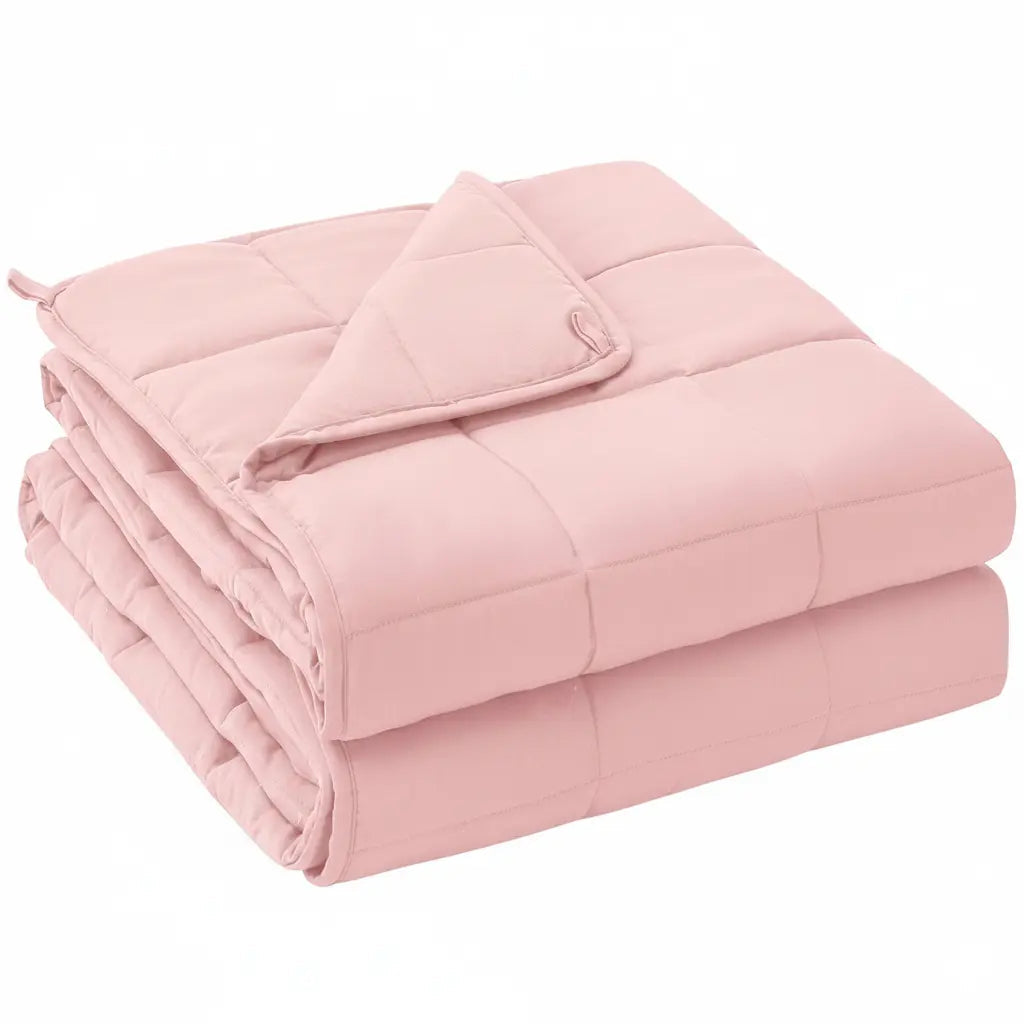 Weighted Cooling Blanket | Even Weight Distribution with Breathable Microfiber | Ideal for Year-Round Comfort 8