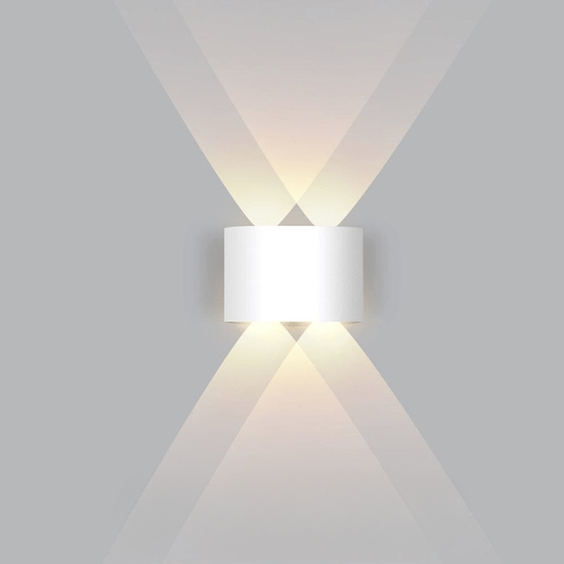 AstraGlow vanntett LED utendørs vegglampe med aluminium, energieffektiv