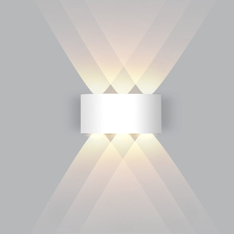 AstraGlow vanntett LED utendørs vegglampe med aluminium, energieffektiv