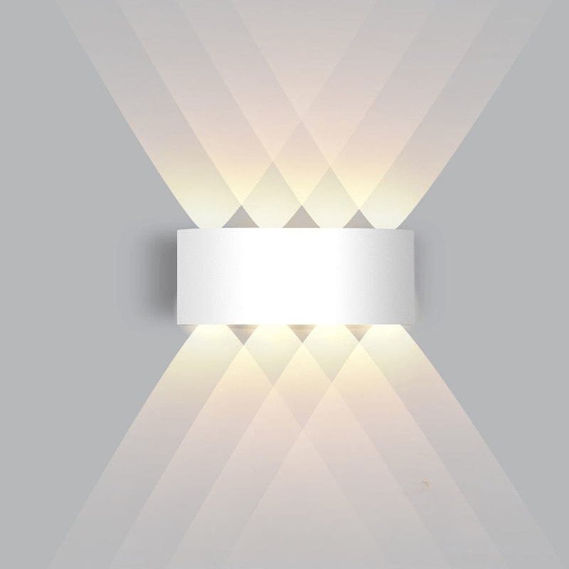 AstraGlow vanntett LED utendørs vegglampe med aluminium, energieffektiv
