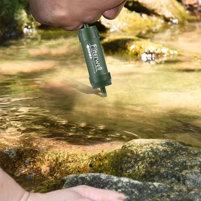 AeroTrail Mini Water Filter Straw for Camping and Emergencies