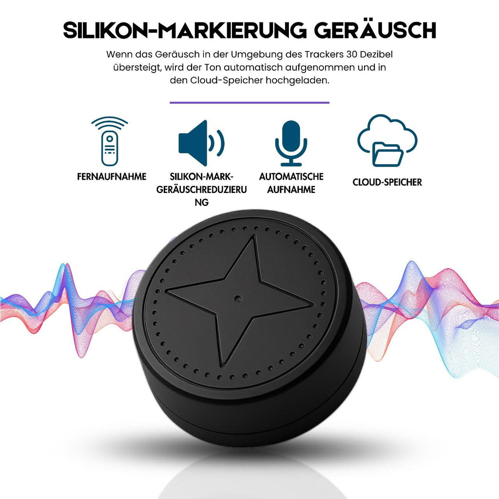 Magnetischer GPS-Tracker Echtzeit-Ortung für Wertgegenstände Schlüssel Taschen Fahrräder