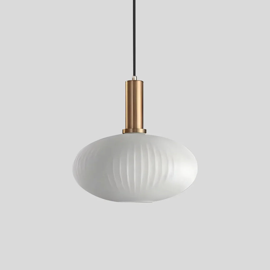 Nordic Vintage Glass Striped Pendeant Light - Orntli