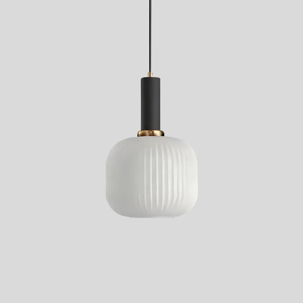 Nordic Vintage Glass Striped Pendeant Light - Orntli
