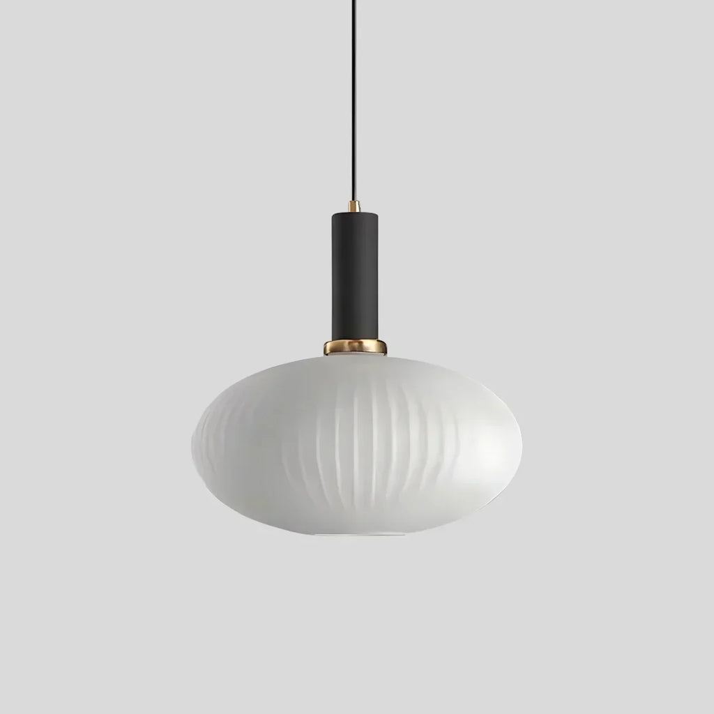 Nordic Vintage Glass Striped Pendeant Light - Orntli