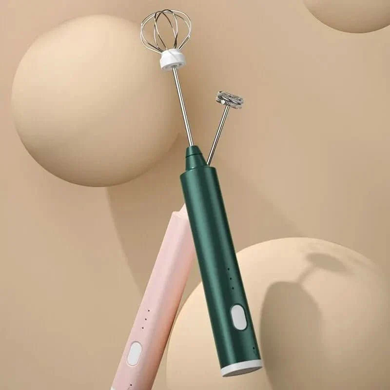 NovaMix Mini Cordless Hand Mixer Rechargeable For Coffee Lovers And Home Cooks