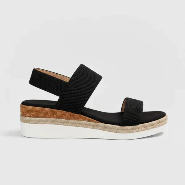 Damen Plateau-Sandalen mit Größenoptionen und verstellbaren Riemen