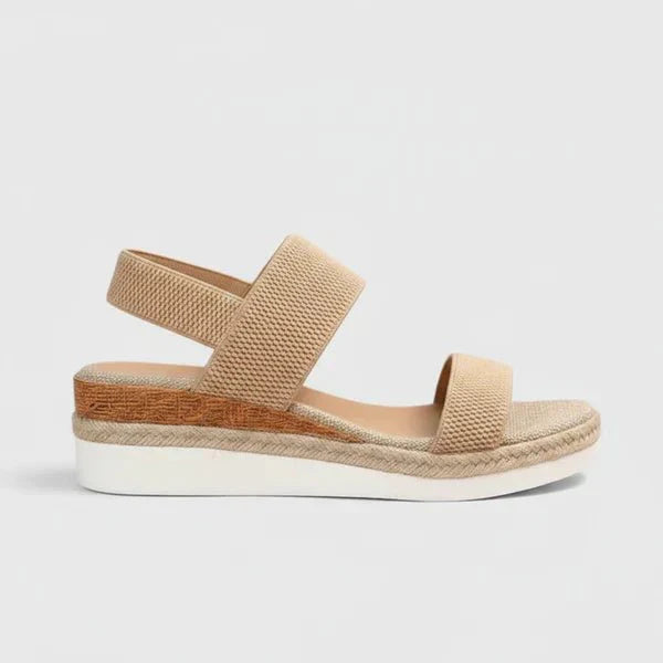 Damen Plateau-Sandalen mit Größenoptionen und verstellbaren Riemen