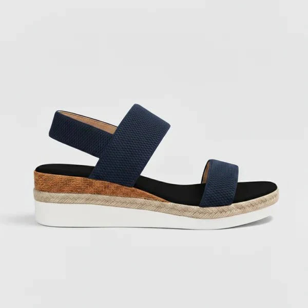 Damen Plateau-Sandalen mit Größenoptionen und verstellbaren Riemen