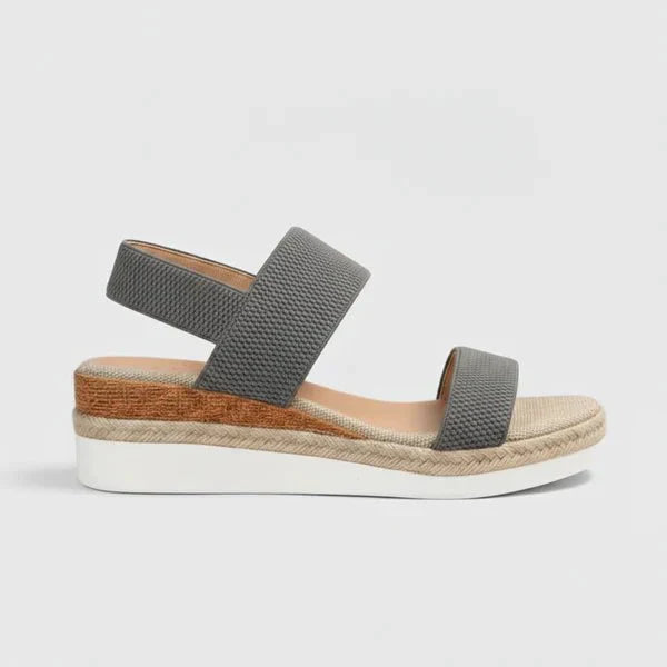 Damen Plateau-Sandalen mit Größenoptionen und verstellbaren Riemen