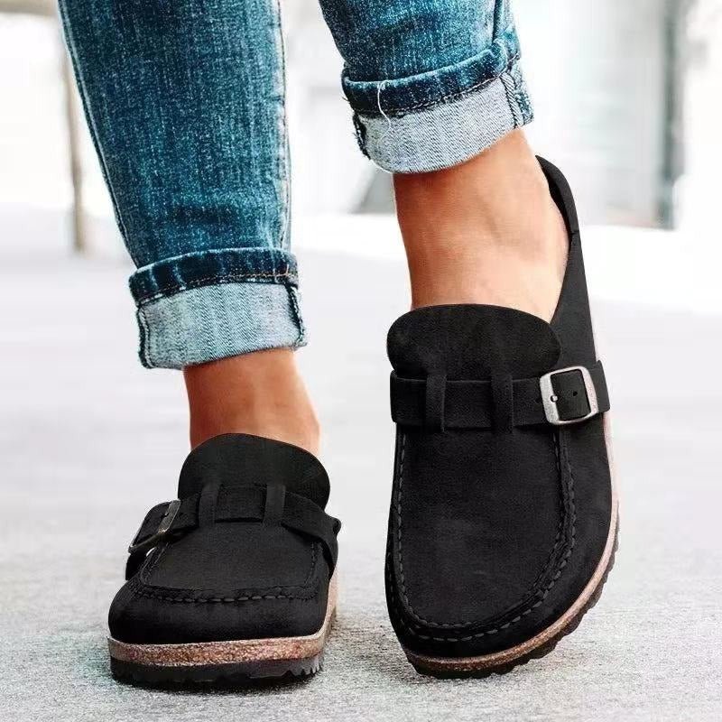 Women's Orthopedic Slip-On Footwear With Comfortable Fabric