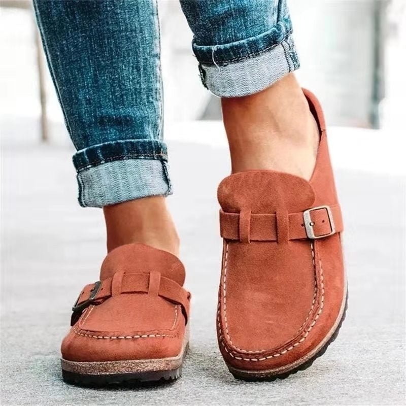 Women's Orthopedic Slip-On Footwear With Comfortable Fabric