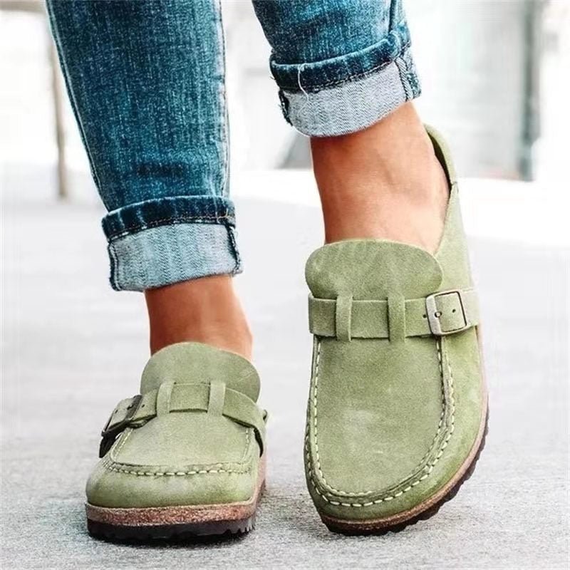 Women's Orthopedic Slip-On Footwear With Comfortable Fabric
