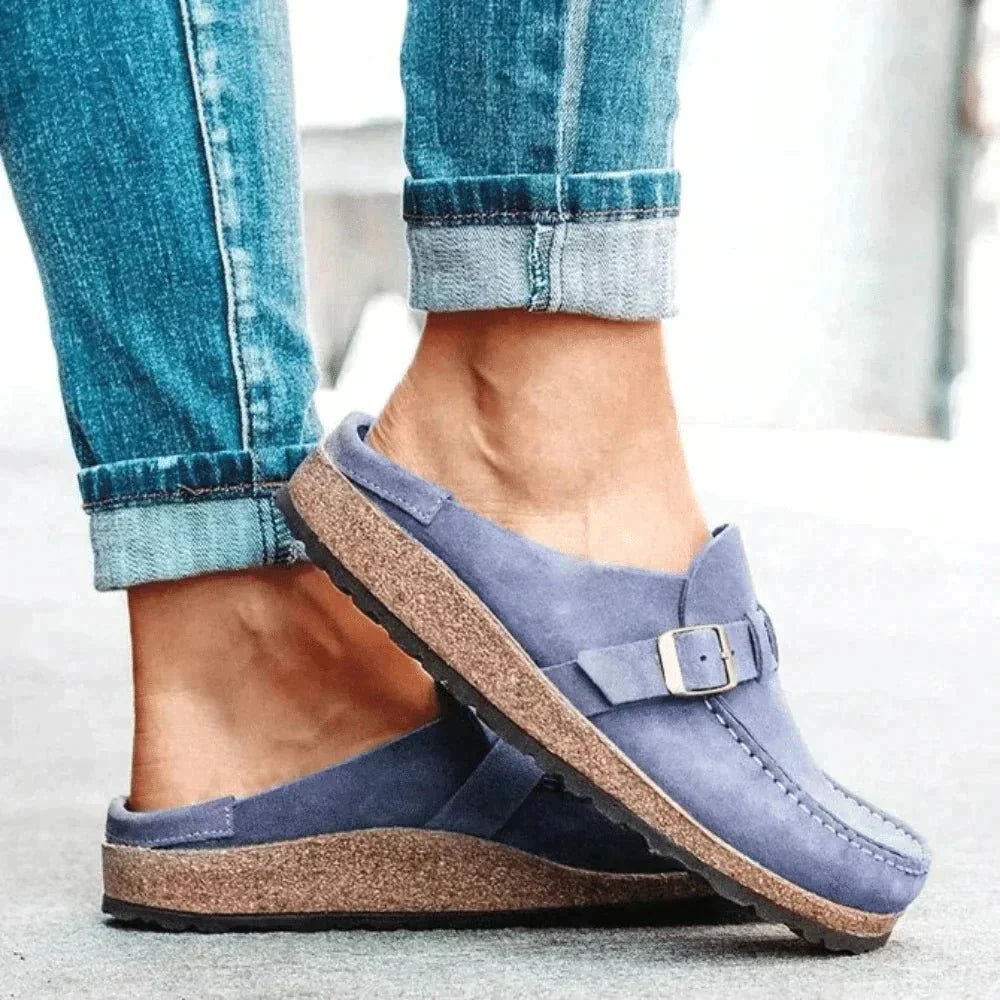 Women's Orthopedic Slip-On Footwear With Comfortable Fabric