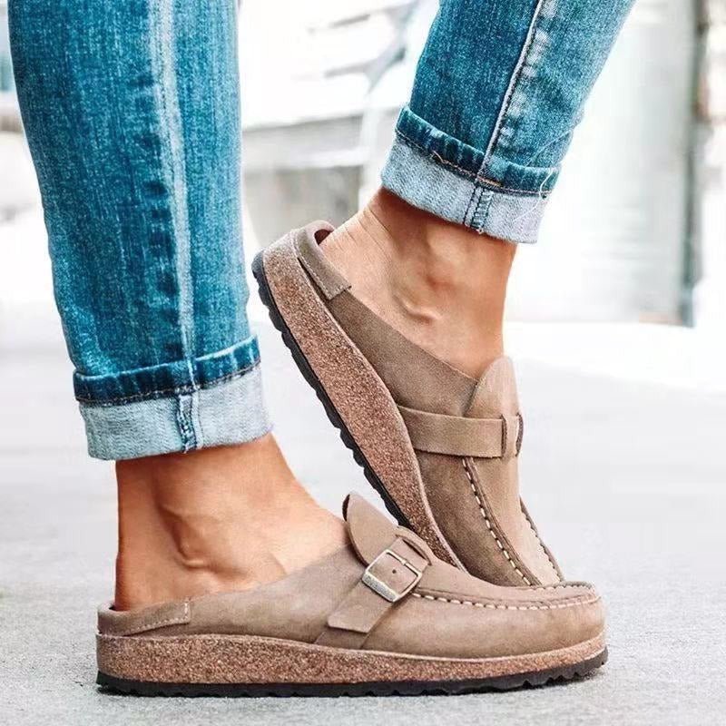 Women's Orthopedic Slip-On Footwear With Comfortable Fabric