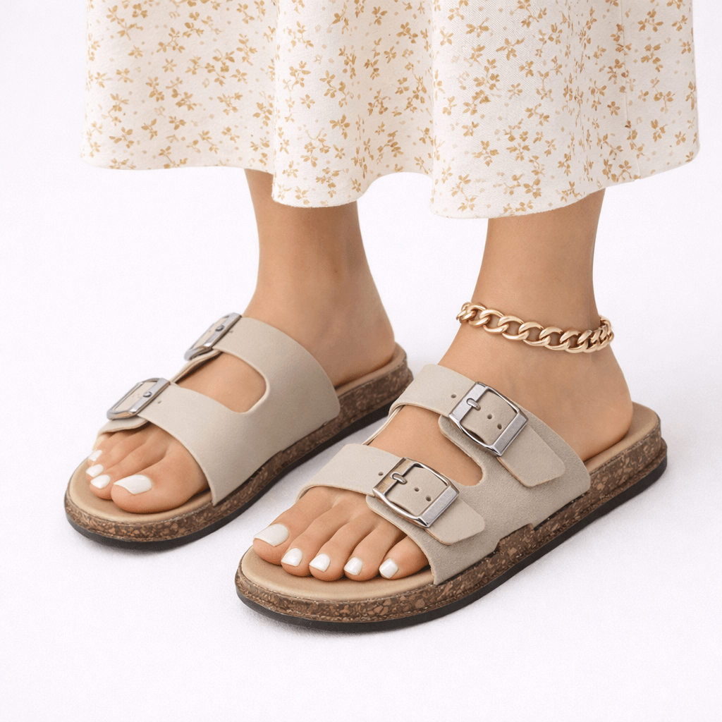 Sandali estivi comodi da donna con calzature di supporto