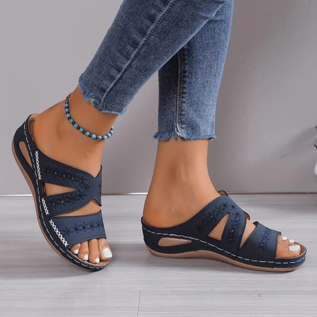Women's Adjustable Orthopedic Sandals For Summer Comfort Multiple Sizes