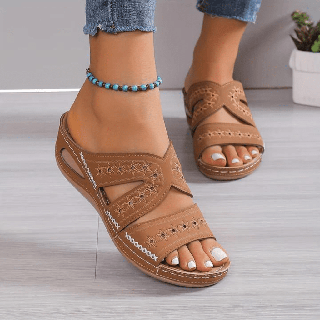 Women's Adjustable Orthopedic Sandals For Summer Comfort Multiple Sizes