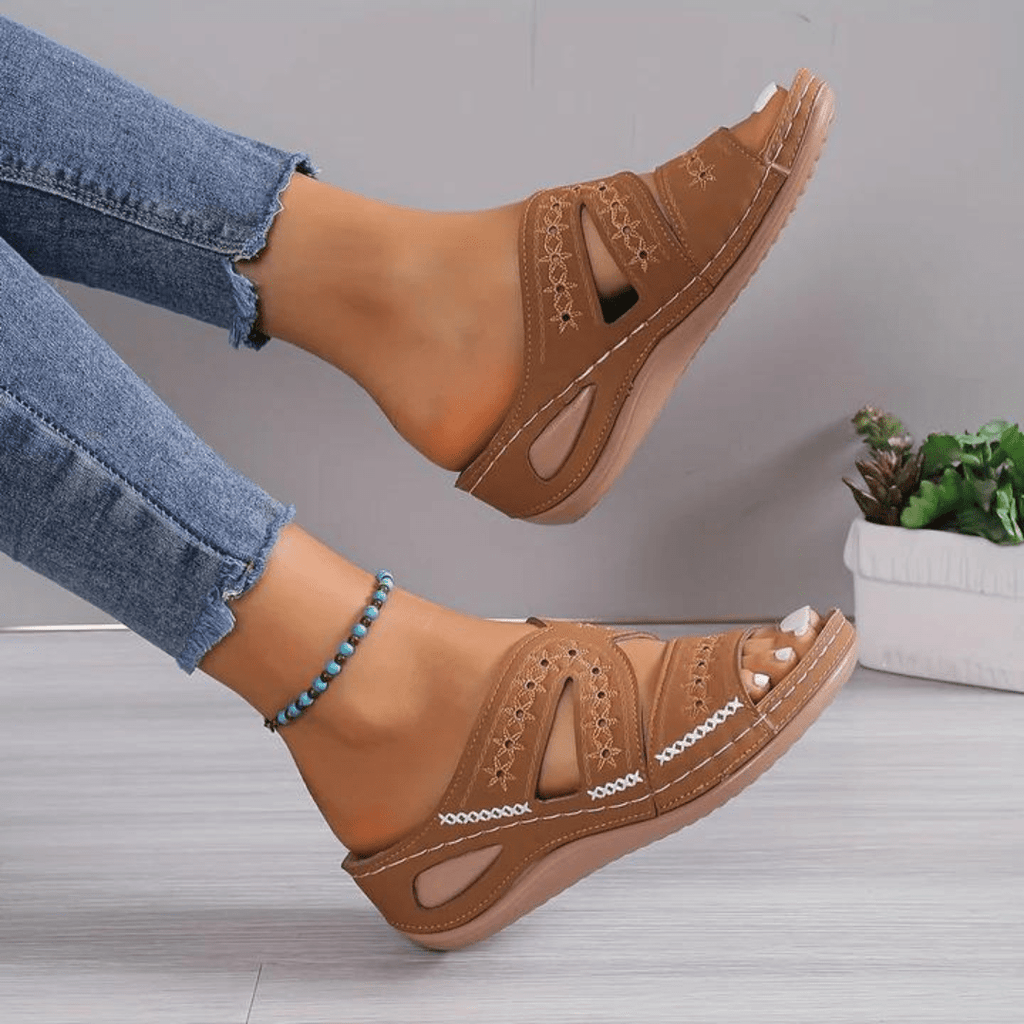 Women's Adjustable Orthopedic Sandals For Summer Comfort Multiple Sizes