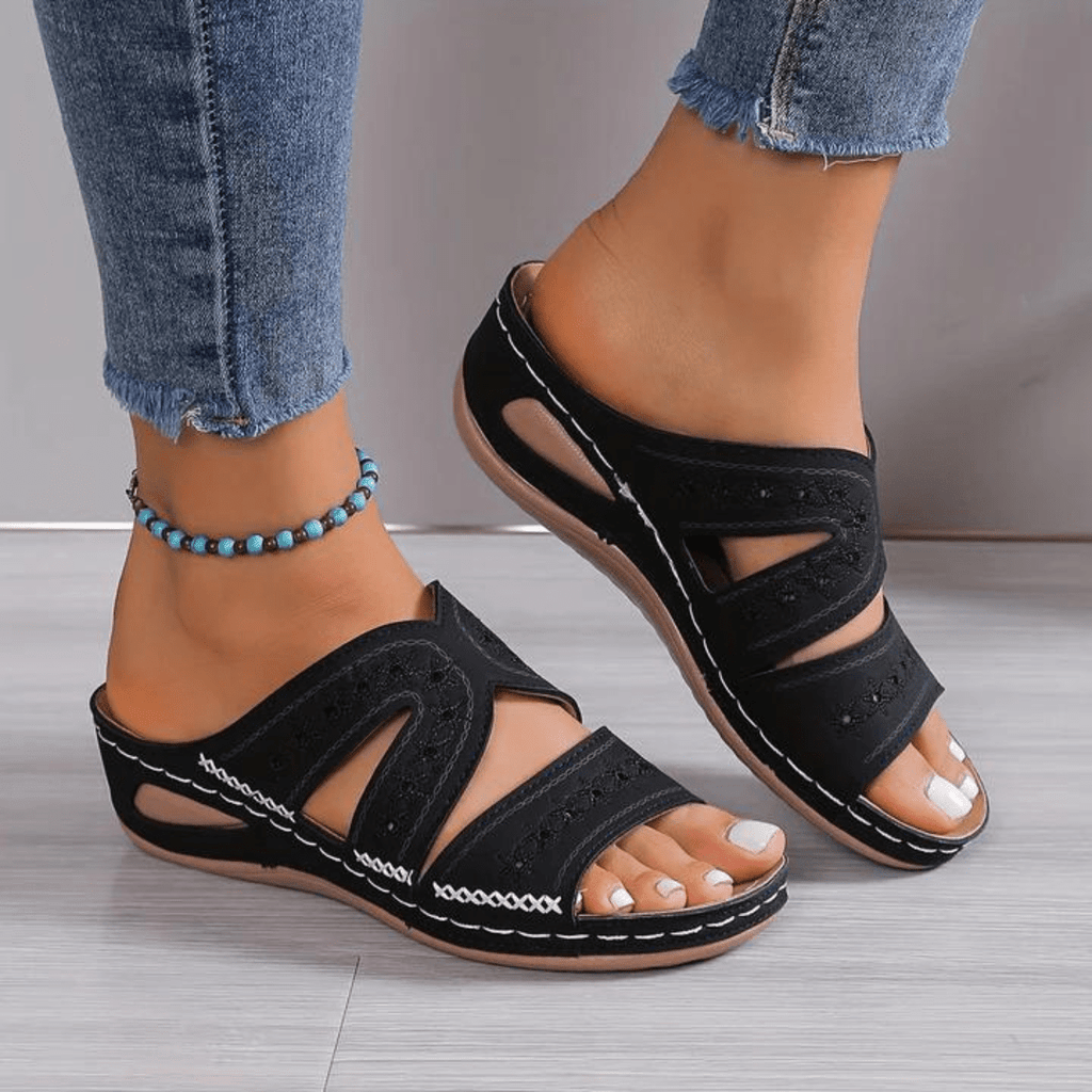Women's Adjustable Orthopedic Sandals For Summer Comfort Multiple Sizes