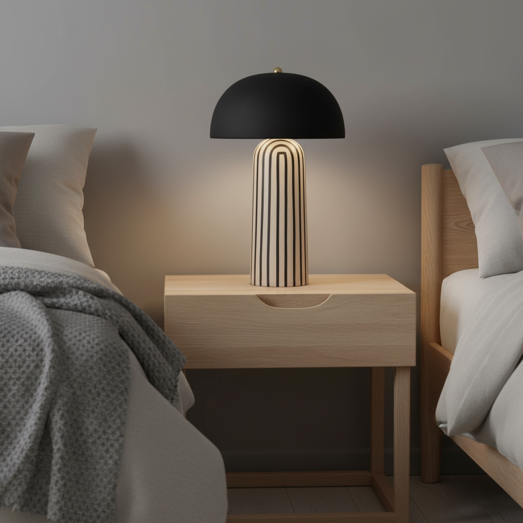 StripeGlow LED bordlampe for hjem, kontor og skrivebord