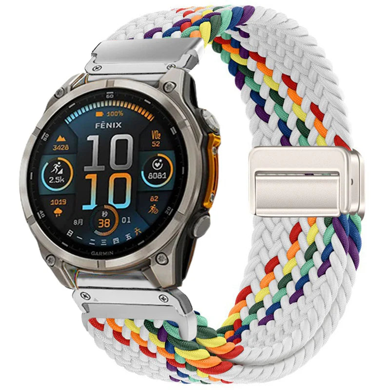 Nylonový řemínek Garmin QuickFit s magnetickou sponou, prémiově nastavitelný fit