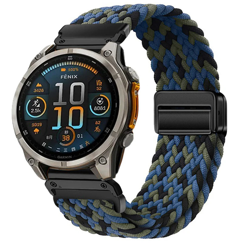 Nylonový řemínek Garmin QuickFit s magnetickou sponou, prémiově nastavitelný fit