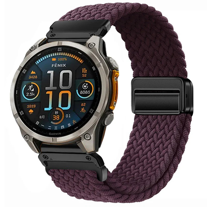 Nylonový řemínek Garmin QuickFit s magnetickou sponou, prémiově nastavitelný fit