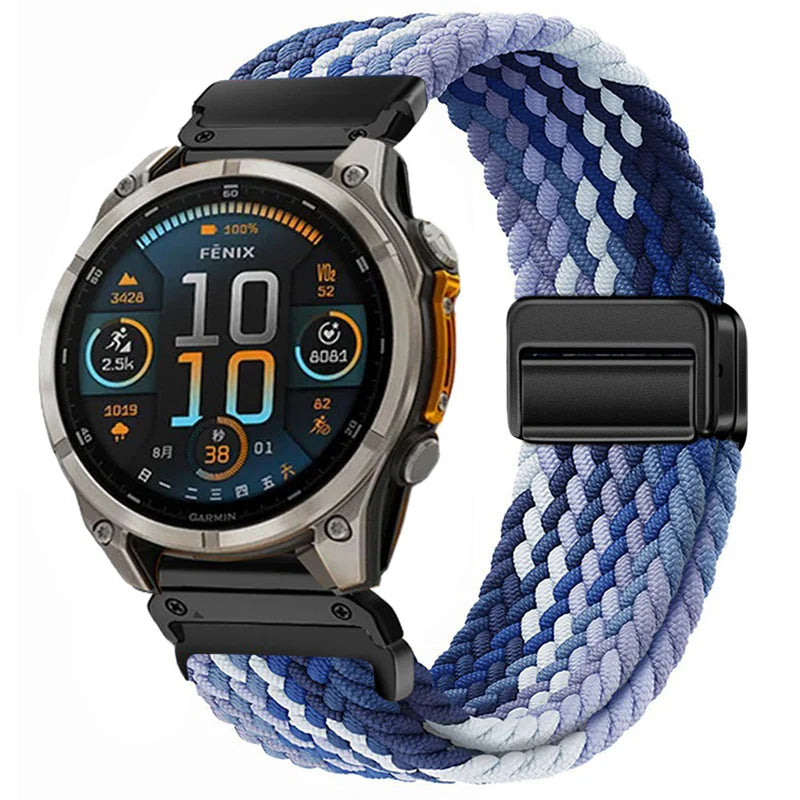 Nylonový řemínek Garmin QuickFit s magnetickou sponou, prémiově nastavitelný fit