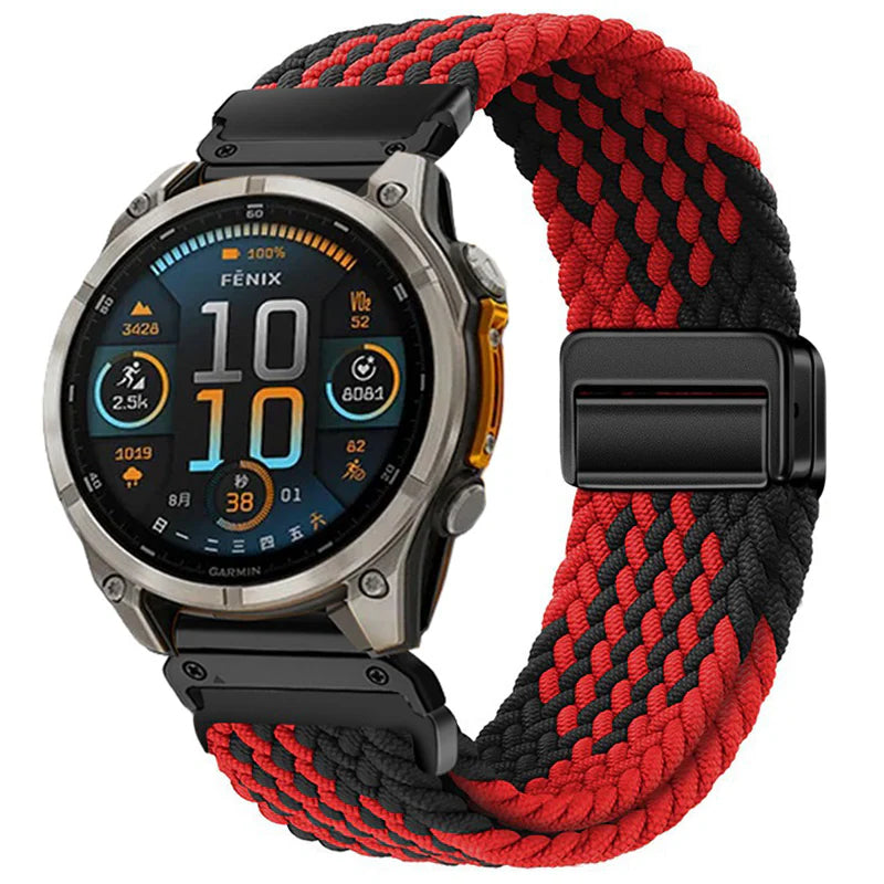 Nylonový řemínek Garmin QuickFit s magnetickou sponou, prémiově nastavitelný fit
