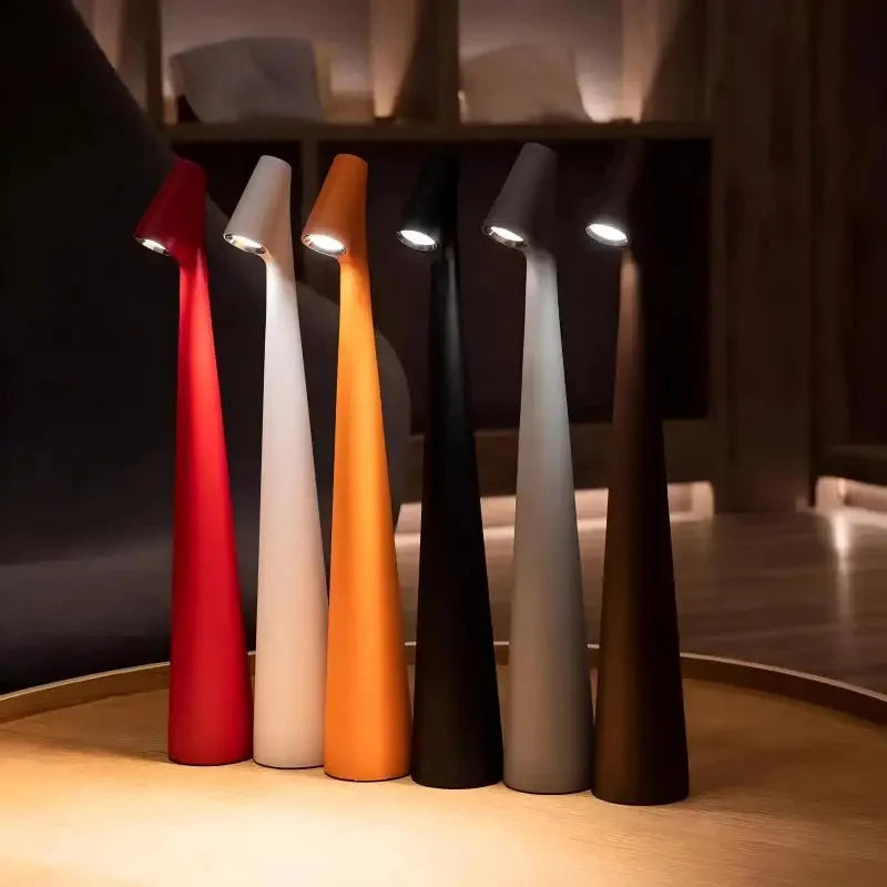 Lampe de table au design nordique minimaliste | Sans fil | LED | Lampe de lecture | Lampe de dîner