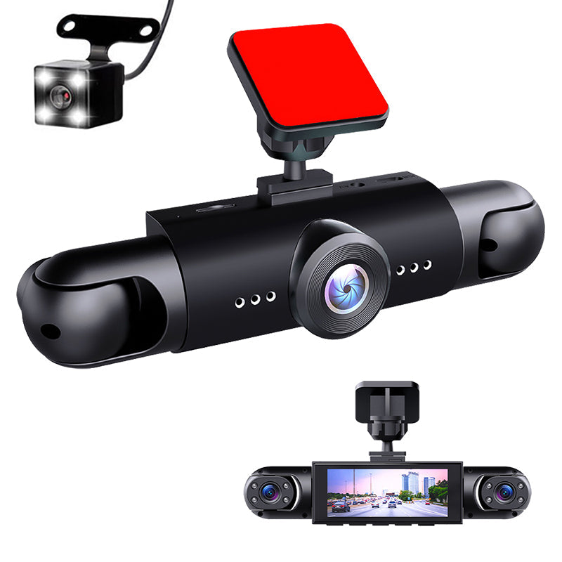 Telecamera per auto a 360 gradi con quattro obiettivi, visione notturna e funzione parcheggio, HD 1080P