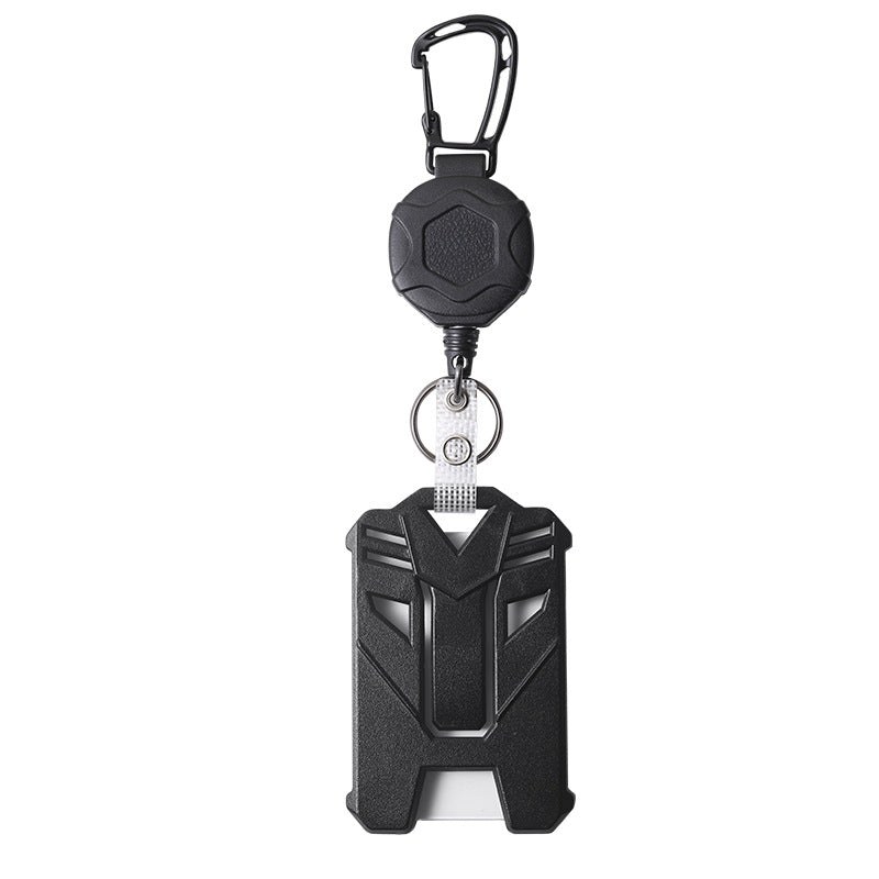 Extendable ID Badge Reel With 80cm Reach And 360 Degree Swivel Carabiner