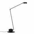 Slank Metall LED Gulvlampe Med Leddet Arm For Lesing