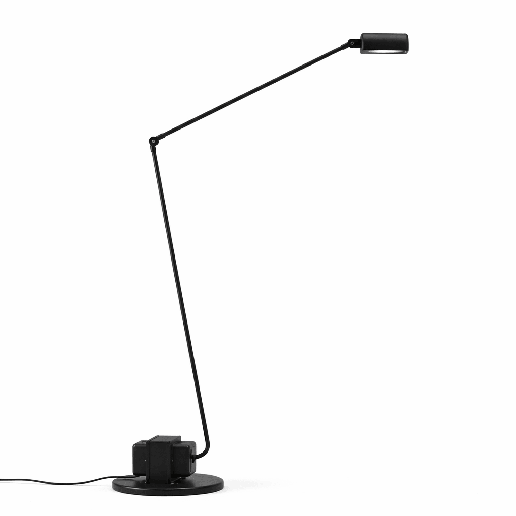 Slank Metall LED Gulvlampe Med Leddet Arm For Lesing
