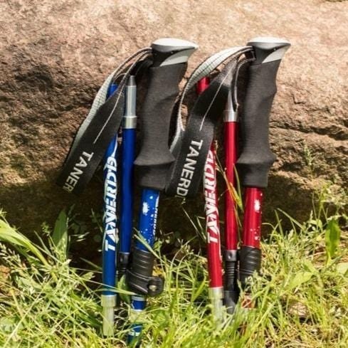 TrailGrip Pro Adjustable Trekking Poles with Ergonomic Grip