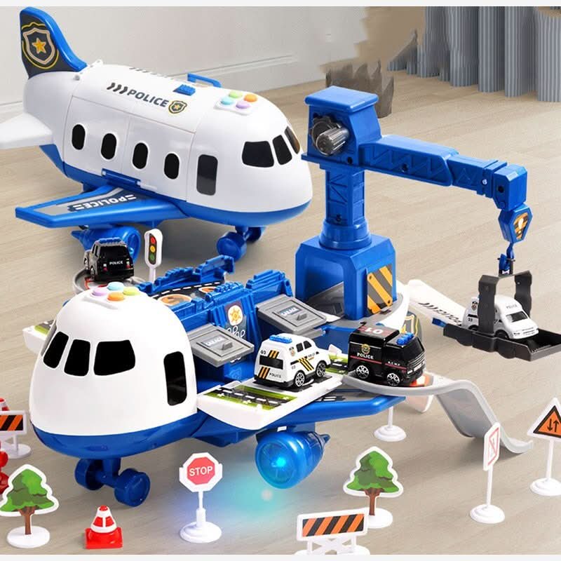 Abenteuer Flugzeug- und Fahrzeugset für fantasievolles Spielen