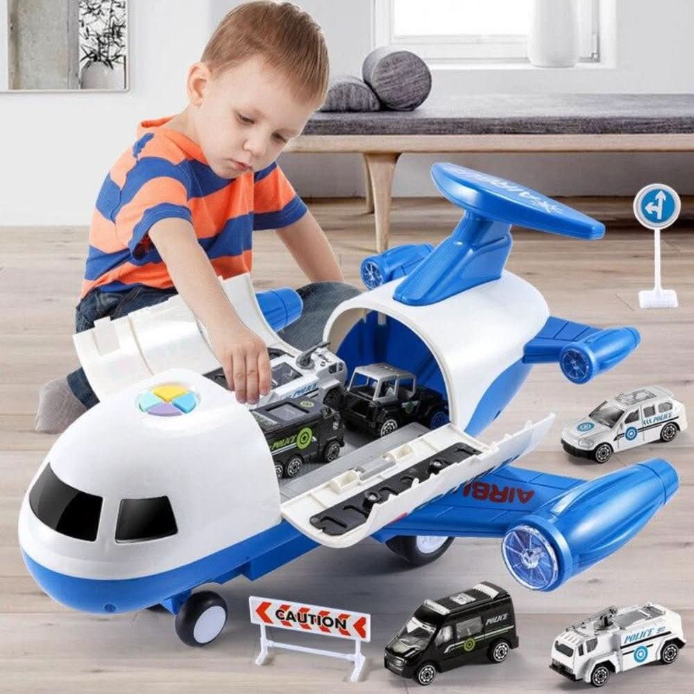 Abenteuer Flugzeug- und Fahrzeugset für fantasievolles Spielen