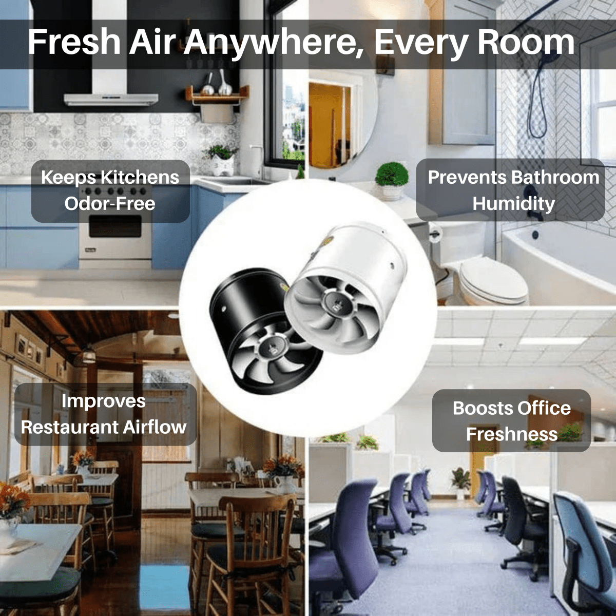 AeroVent ventilator stille udsugning til ren og frisk luft