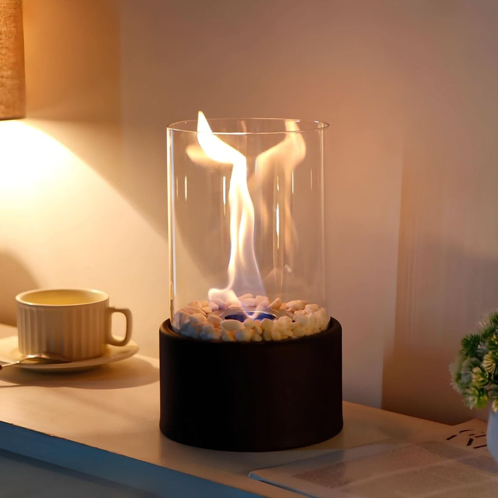 LumaGlow Glas-Öllampe für Wohnkultur-Liebhaber, innen und außen, nachfüllbar