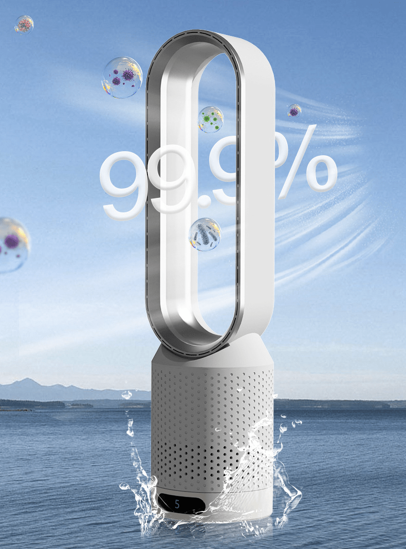 AIRCLEAR 3-in-1 Ventilator ohne Rotorblätter für gesunde Raumluftqualität