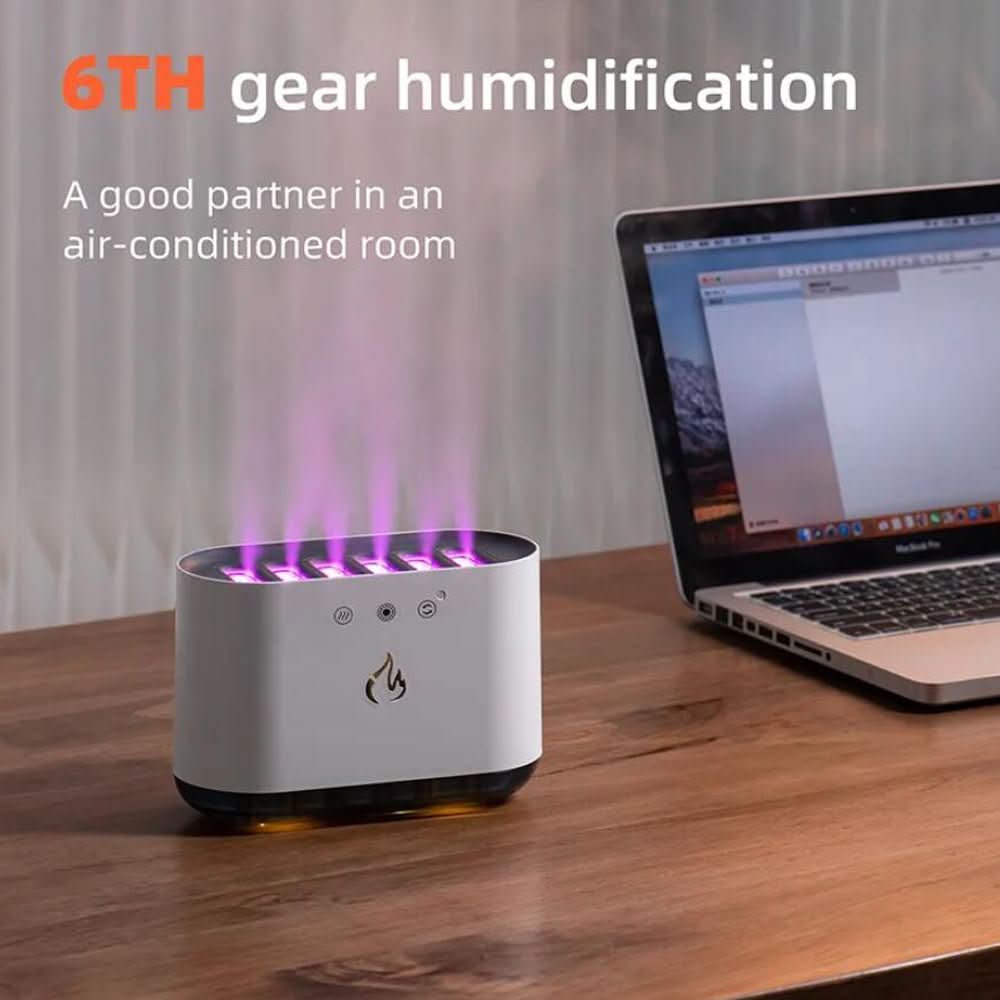Airmist Pro Ultrasonic Humidifier With LED Light And Six Nozzles