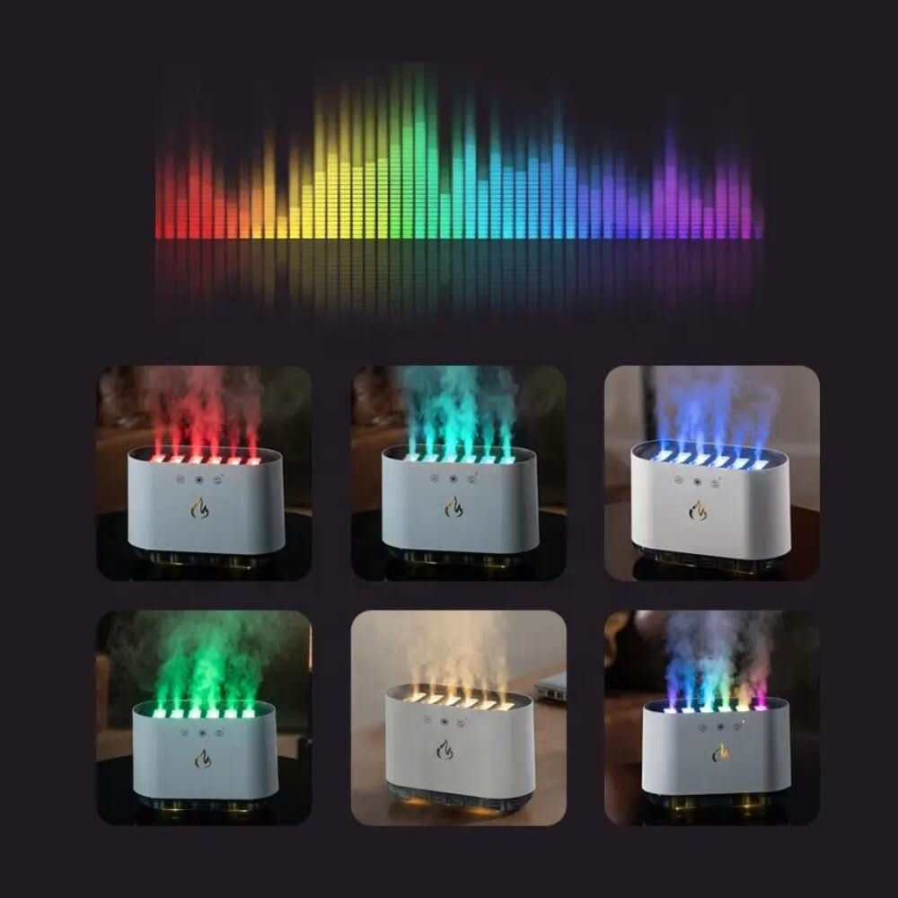 Airmist Pro Ultrasonic Humidifier With LED Light And Six Nozzles