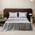 AIRSATIN Lightweight Satin Sheet Set For Cooling Sleep With Soft Pillowcases