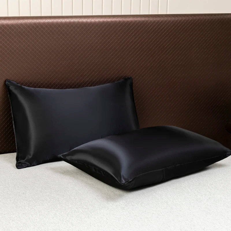 AIRSATIN Lightweight Satin Sheet Set For Cooling Sleep With Soft Pillowcases