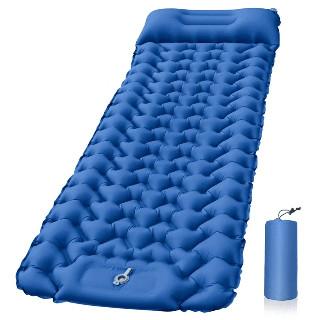 AirTrek Mat Inflatable Camping Mattress With Foot Pump And Pillow