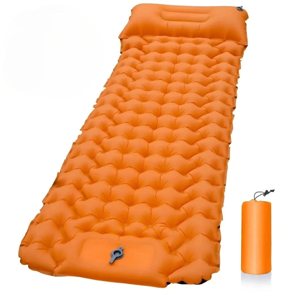 AirTrek Mat Inflatable Camping Mattress With Foot Pump And Pillow