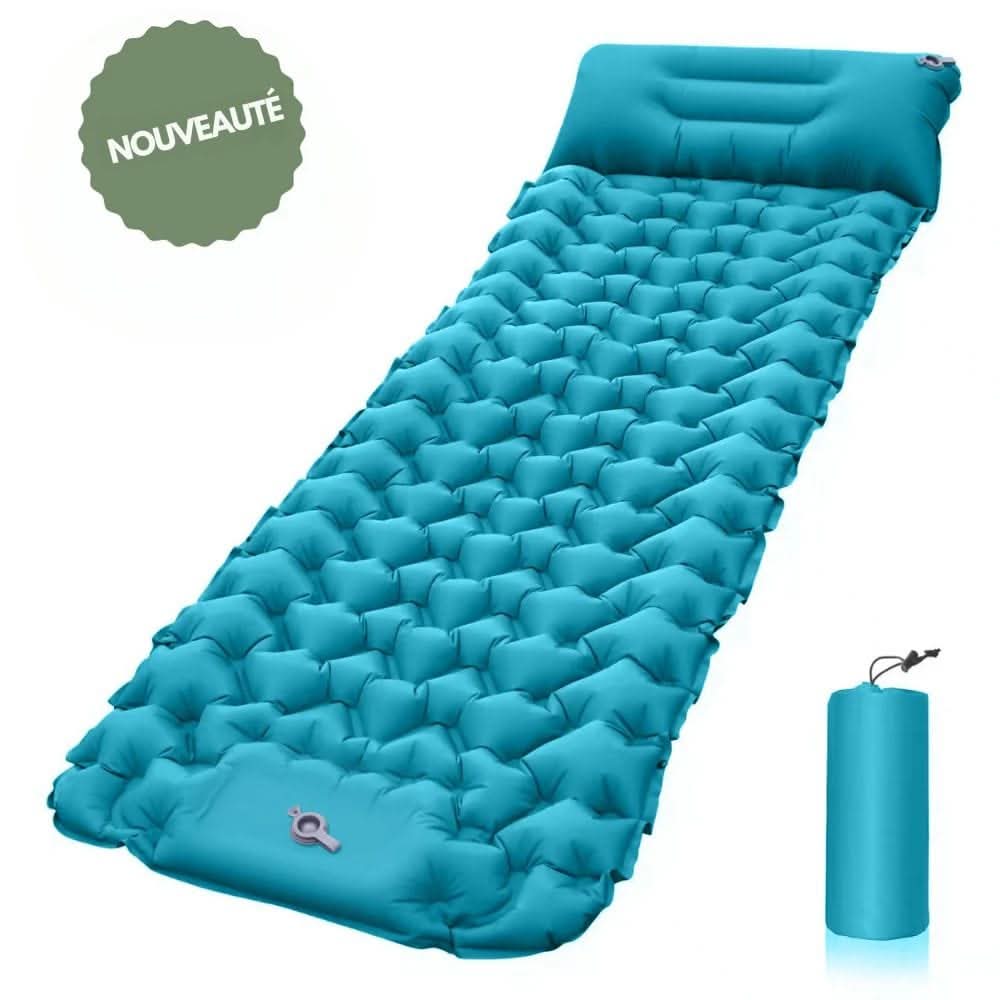 AirTrek Mat Inflatable Camping Mattress With Foot Pump And Pillow