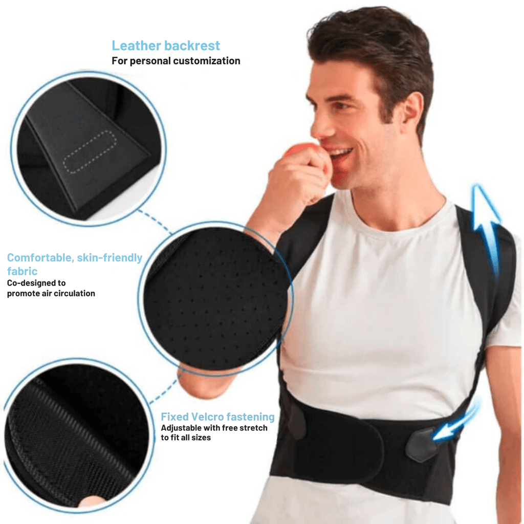 Alignora Posture Corrector For Back Discomfort Relief Ergonomic Support